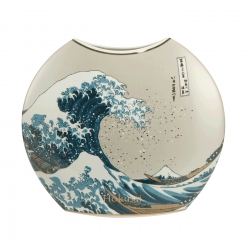 Wazon 30 cm Wielka Fala, Great Wave- Katsushika Hokusai