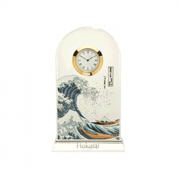 Zegar kryształowy 18,5 cm Wielka Fala, Great Wave - Katsushika Hokusai Goebel 66523361