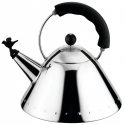 Czajnik 2 l czarny z gwizdkiem ptaka - Michael Graves