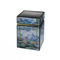 Pudełko na herbatę 11cm Lilie Wodne z Wierzbą - Claude Monet