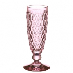 Kieliszek do szampana różowy 16 cm - Boston Coloured