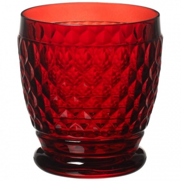 Szklanka do wody i koktajli czerwona 10 cm - Boston Coloured Villeroy & Boch 11-7309-1410