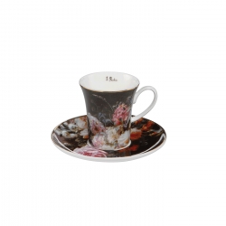 Filiżanka do kawy Martwa natura z różami 7 cm - Jean Baptiste Robie