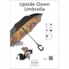 Suprella - parasol odwrotnie składany Pocałunek - Gustav Klimt Goebel 67060681