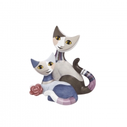 Figurka koty Lorena i Gulio 8 cm - Rosina Wachtmeister