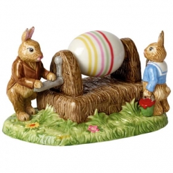 Figurka Maszyna do malowania jajek 16,5 x 11,5 x 11 cm - Bunny Tales