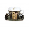 Filiżanka do espresso 6,5cm Pocałunek - Gustav Klimt 