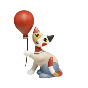 Figurka kot z balonem Pallone 10 cm Rosina Wachtmeister