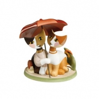 Figurka koty z parasolem 18 cm Rosina Wachtmeister