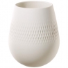 Mały wazon Carré 14 cm - Collier blanc Villeroy & Boch 10-1681-5514