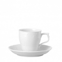 Filiżanka do kawy 210 ml ze spodkiem - Sanssouci White
