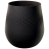 Duży wazon Carré 22 cm - Collier noir Villeroy & Boch 10-1682-5512