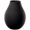 Wysoki wazon Perle 20 cm - Collier noir