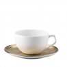 Filiżanka kombi ze spodkiem 300 ml - TAC Skin Gold Rosenthal 11280-403255 14772/14641