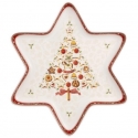 Miska w kształcie gwiazdy 37,5 x 33 cm - Winter Bakery Delight