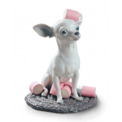 Figurka pies Chihuahua ze słodkimi piankami 24 cm