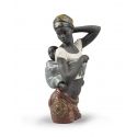Figurka Afrykańska matka z dzieckiem 38 cm - Lladro