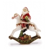 Ozdoba świąteczna Św. Mikołaj na koniu 25 x 30 cm - Spirito Incantato - Noel