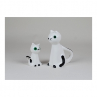 Figurka Kot MruMru biały mały - Adam Spała
