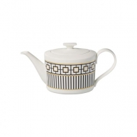 Dzbanek do herbaty mały 400 ml biało-czarno-złoty - MetroChic Gifts Villeroy & Boch 10-4483-0530