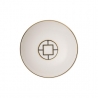 Talerz głęboki 20 cm biało-czarno-złoty - MetroChic Villeroy & Boch 10-4652-2700