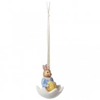Ozdoba Max w skorupce jajka 4 cm - Bunny Tales