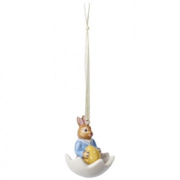 Ozdoba Max w skorupce jajka 4 cm - Bunny Tales