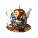 Tea For One Britto Garden 15 cm - Romero Britto