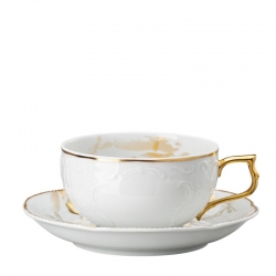 Filiżanka do herbaty ze spodkiem - Sanssouci Midas