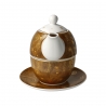 Zestaw Tea For One 15 cm 0,35 l Pocałunek Gustaw Klimt Goebel 67013601
