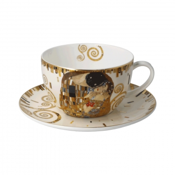 Filiżanka do herbaty Pocałunek 500 ml - Gustav Klimt Goebel 67012711