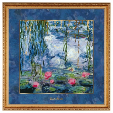 Obraz Lilie Wodne z Wierzbą 68 x 68 cm- Claude Monet Goebel 66534781