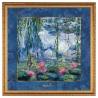 Obraz Lilie Wodne z Wierzbą 68 x 68 cm- Claude Monet Goebel 66534781