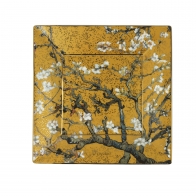 Miska kwadratowa 12 x 12 cm - Drzewo Migdałowe Złote - Vincent van Gogh Goebel 66516211