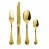 Komplet sztućców Filet Toiras Gold 24 szt. pozłacane - Sambonet