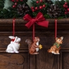 Zestaw 3 ozdób świątecznych wiszących Leśne zwierzęta - Nostalgic Ornaments VILLEROY & BOCH 1483316689