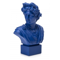 Popiersie młodzieńca Neoclassico 35 cm niebieskie - Palais Royal