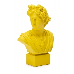 Popiersie Apollo Neoclassico 35 cm żółte Bellimbusti
