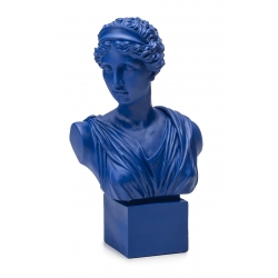 Popiersie Artemi Neoclassico 35 cm niebieskie Bellimbusti