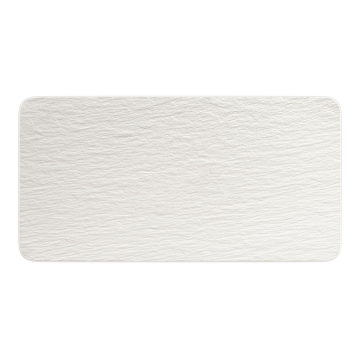 Prostokątny półmisek biały, 35 x 18 x 1 cm - Manufacture Rock Blanc