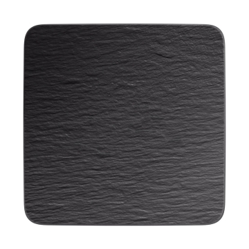 Kwadratowy półmisek czarny, 32 x 32 x 1 cm - Manufacture Rock Villeroy & Boch 10-4239-2680