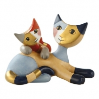 Figurka koty Ella i Rolfo - Rosina Wachtmeister