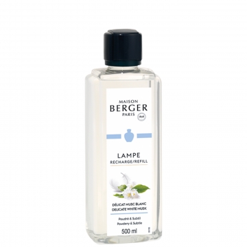 Delikatne białe piżmoo - wkład do lampy zapachowej 500 ml - Maison Berger