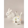 Figurka Królik Origami 12 cm kolorowy matowy