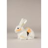 Figurka Królik Origami 12 cm kolorowy matowy