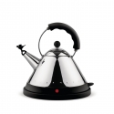Czajnik 1,5 l elektryczny czarny z ptaszkiem - Alessi Officina