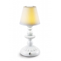 Lampa stołowa Lotus Firefly biała 28 cm - Lladro