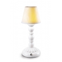 Lampa stołowa Palm Firefly biała 30 cm - Lladro