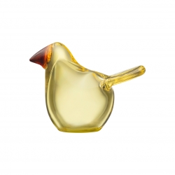 Figurka ptak Flycatcher cytryna - miedź - Birds by Toikka