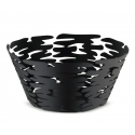 Kosz na owoce Barket czarny 21 cm - Michel Boucquillon & Donia Maaoui - Alessi